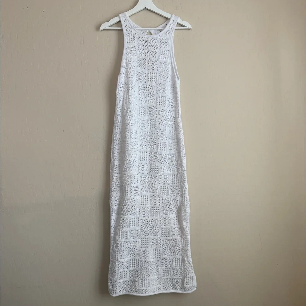 Aerie White Crochet Swim Coverup - Picture 3 of 9